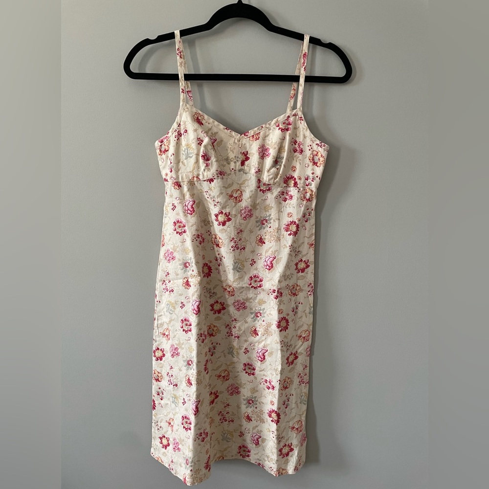 Size 0 GAP Floral Linen dress
